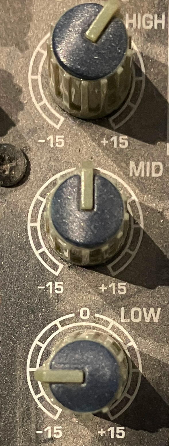 Hi/mid/low equalizers!